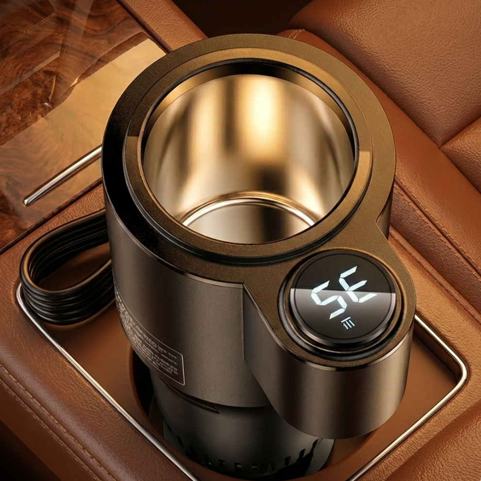 Digital Display Smart Car Heating Cooling Cup